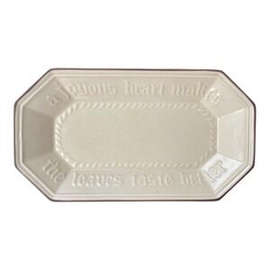 Pfaltzgraff A Joyous Heart Makes The Loaves Taste Better Bread Plate
